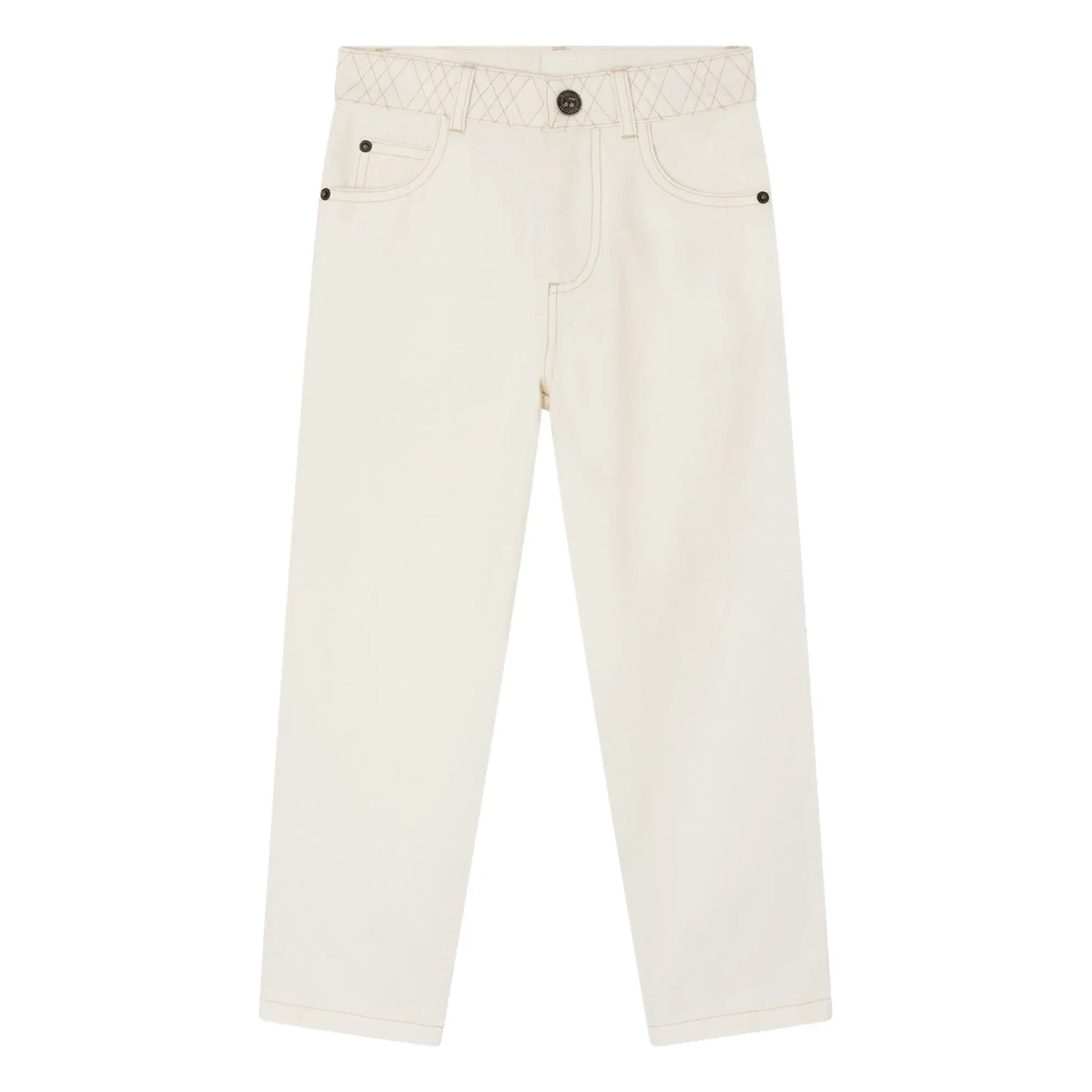 Bonpoint - Eloha organic cotton pants | White