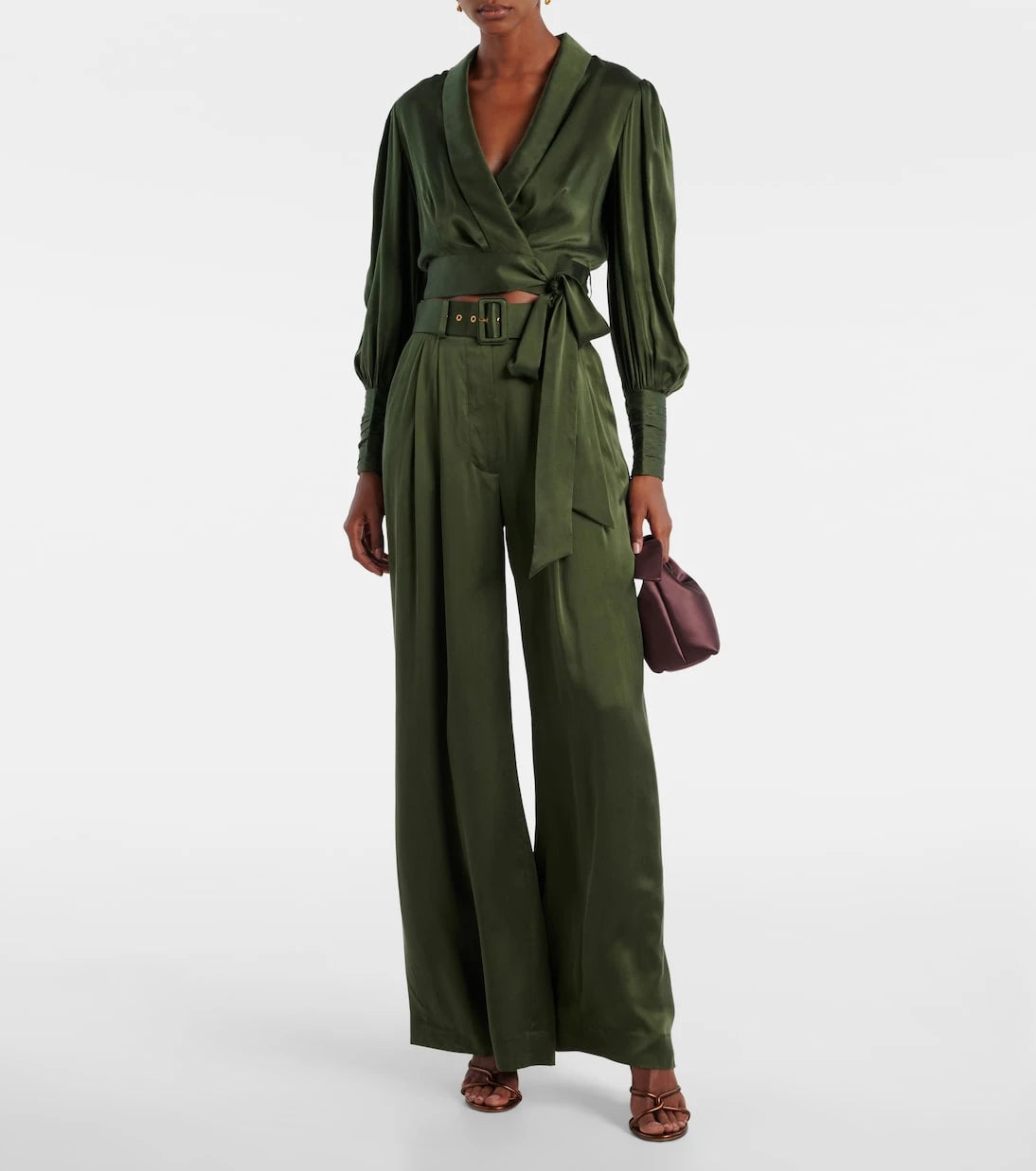 Zimmermann - Silk wide-leg pants