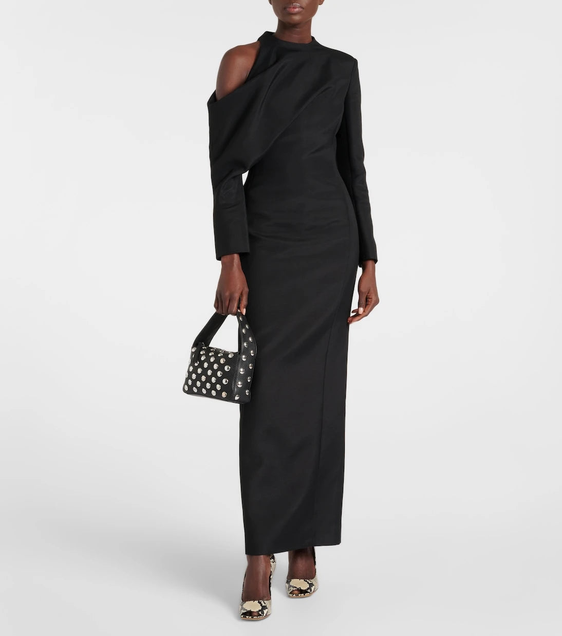 Khaite - Elena Small studded leather shoulder bag