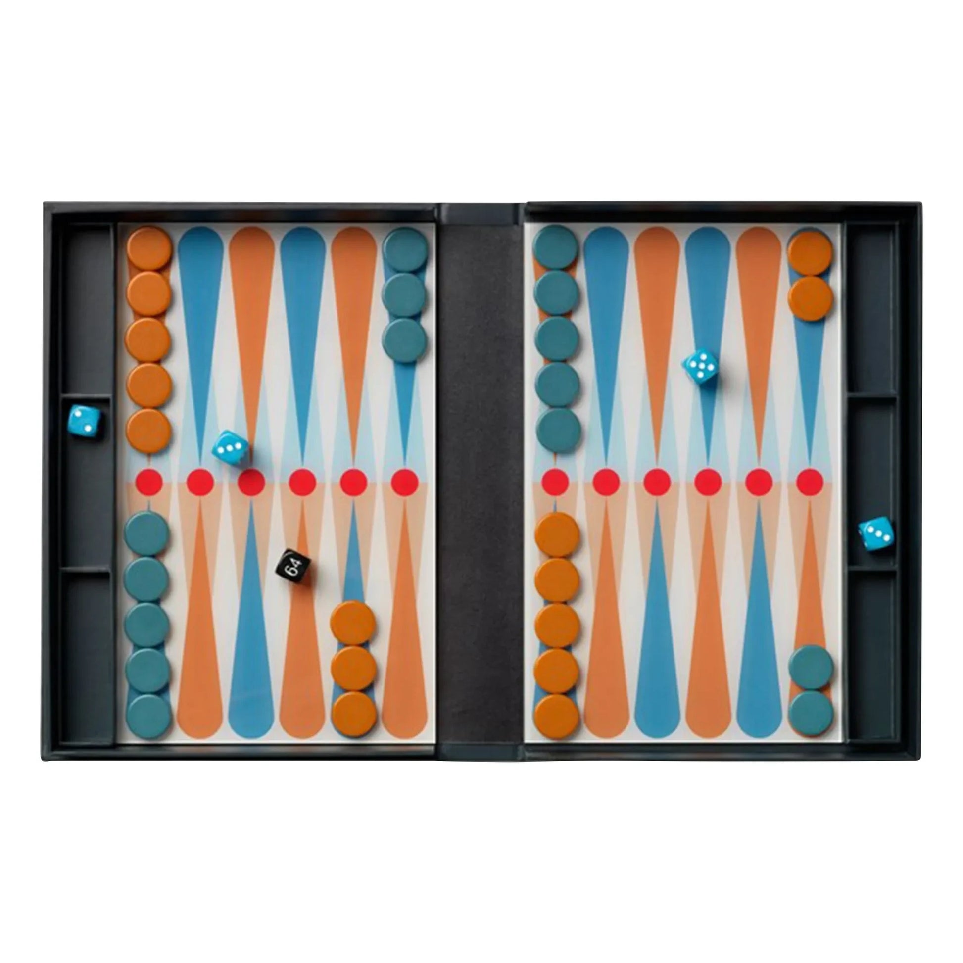 PrintWorks - Backgammon game | Dark grey