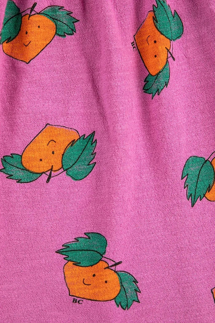 Детска памучна рокля Bobo Choses Tangerine