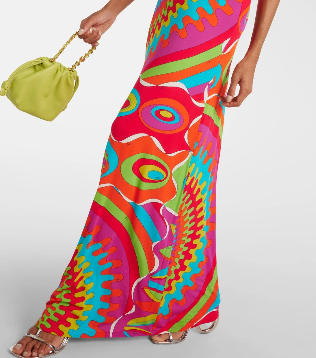 Pucci - Bersaglio halterneck jersey maxi dress