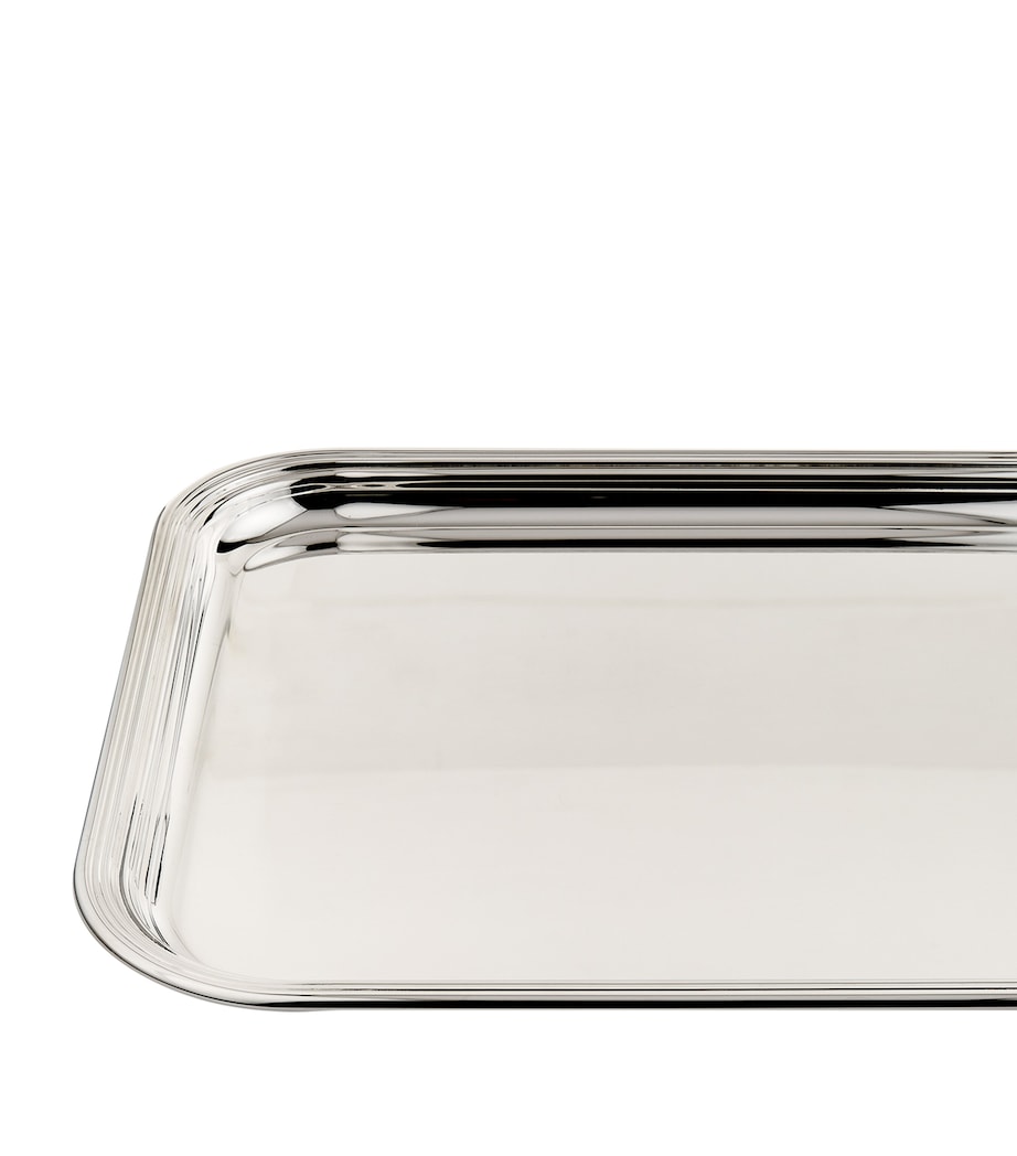 Silver Plated Georgian Rectangular Tray (50 x 33cm)