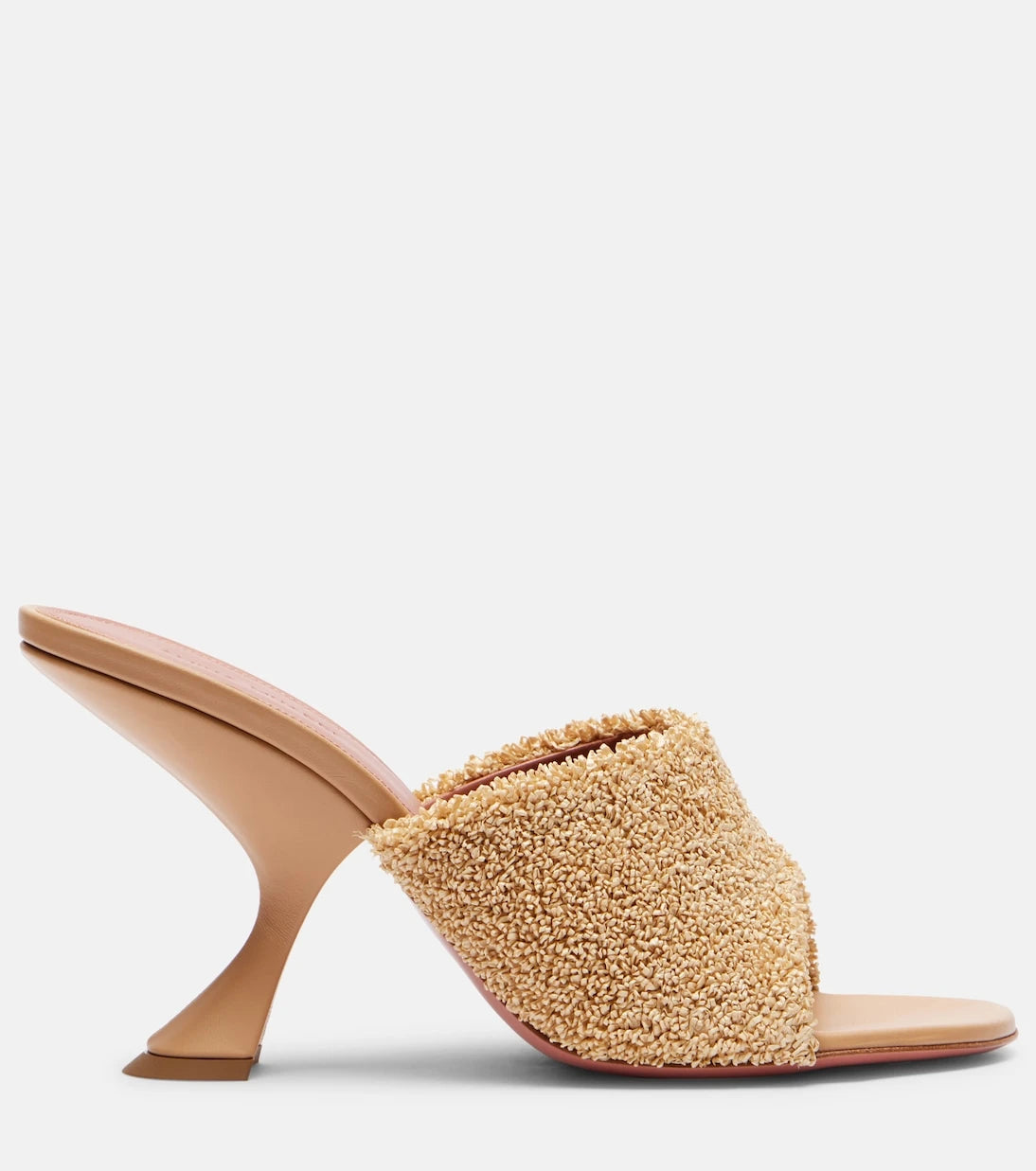 Amina Muaddi - Taylor 90 raffia-effect mules