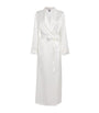 Gilda & Pearl Ivory Silk Girl Loves Pearl Long Robe