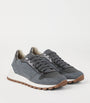 Brunello Cucinelli Grey Virgin Wool Sneakers