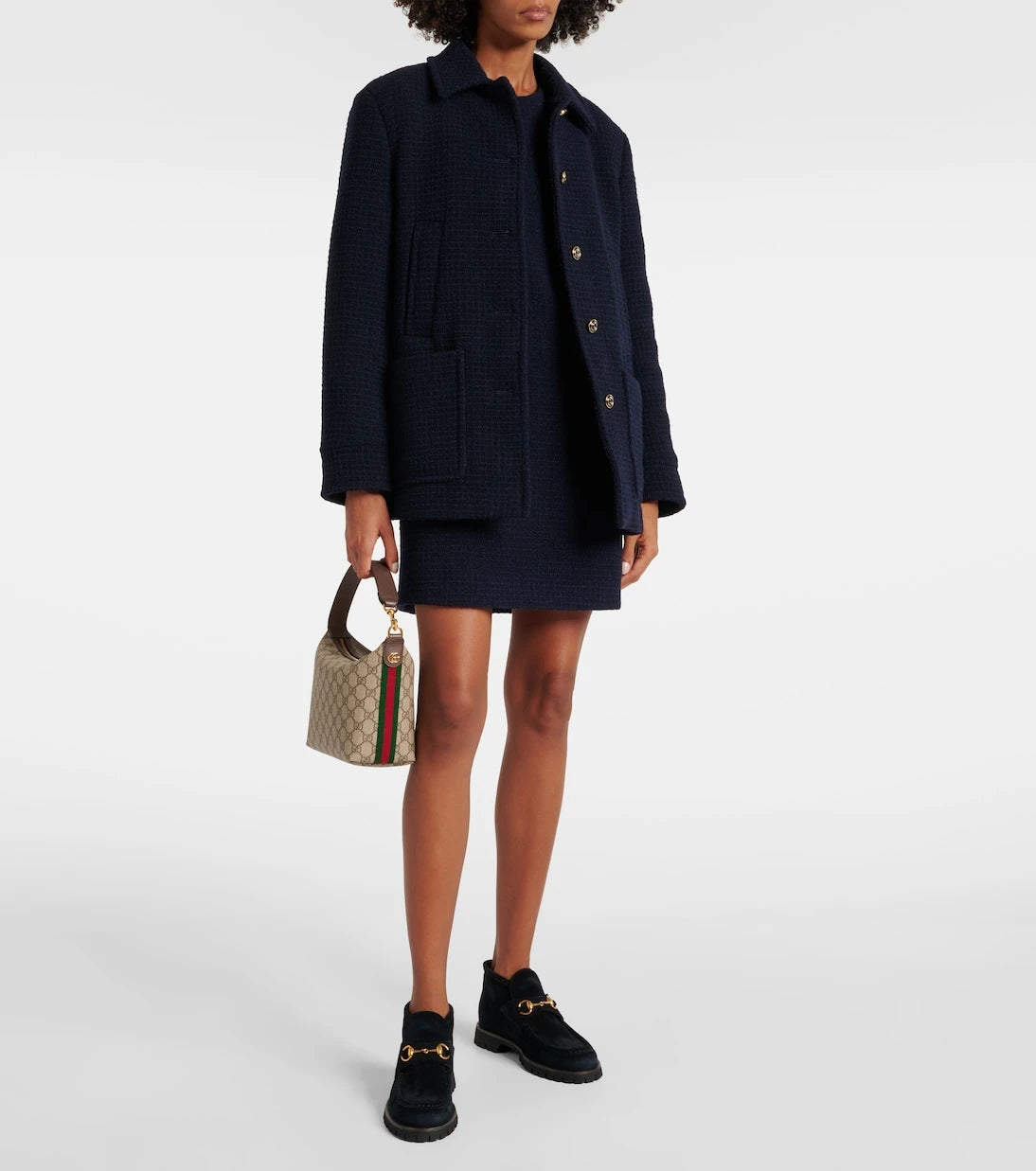 Gucci - Horsebit süet bilekte bot