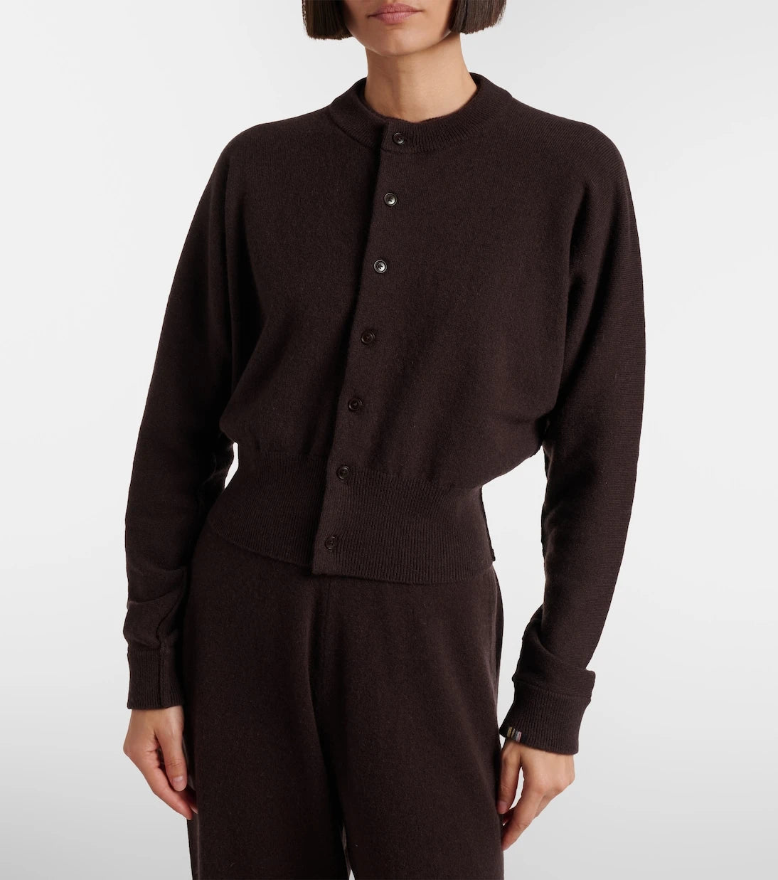 Extreme Cashmere - Blouson cashmere-blend cardigan