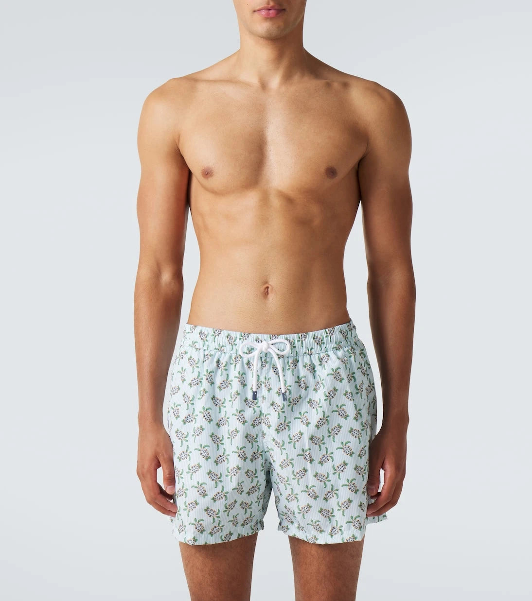 Fedeli - Madeira printed swim trunks