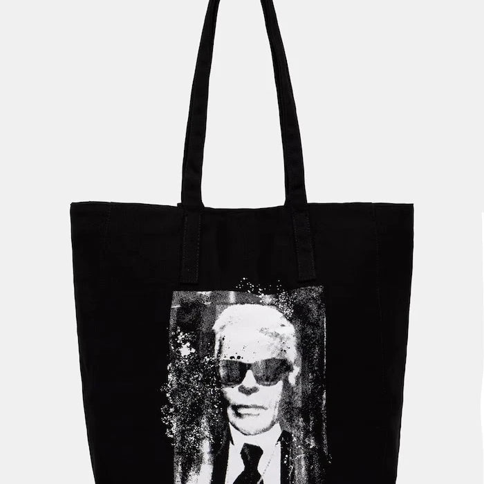 Karl Lagerfeld Jeans чанта tote дамска от памук