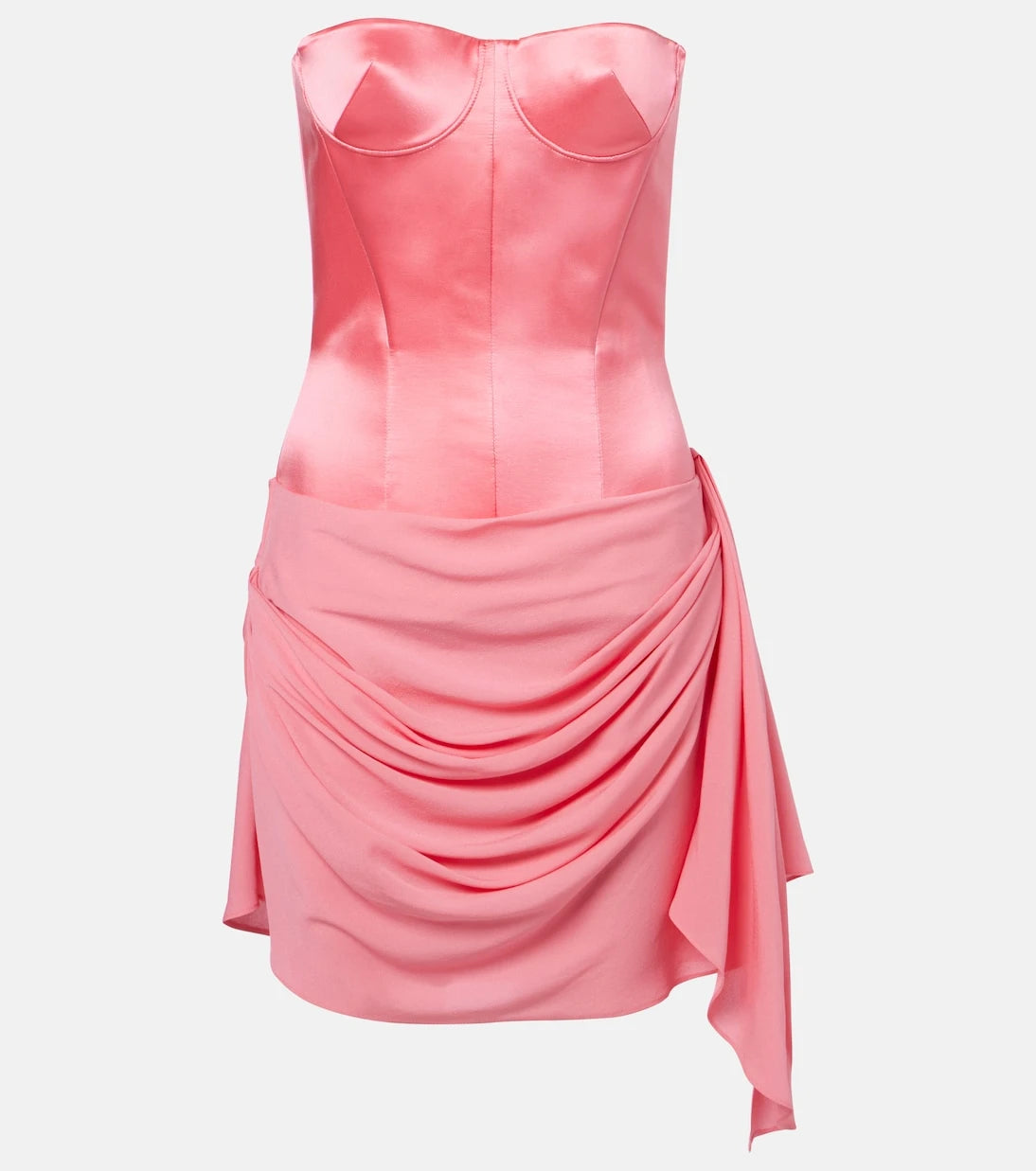 Alex Perry - Draped silk corset dress