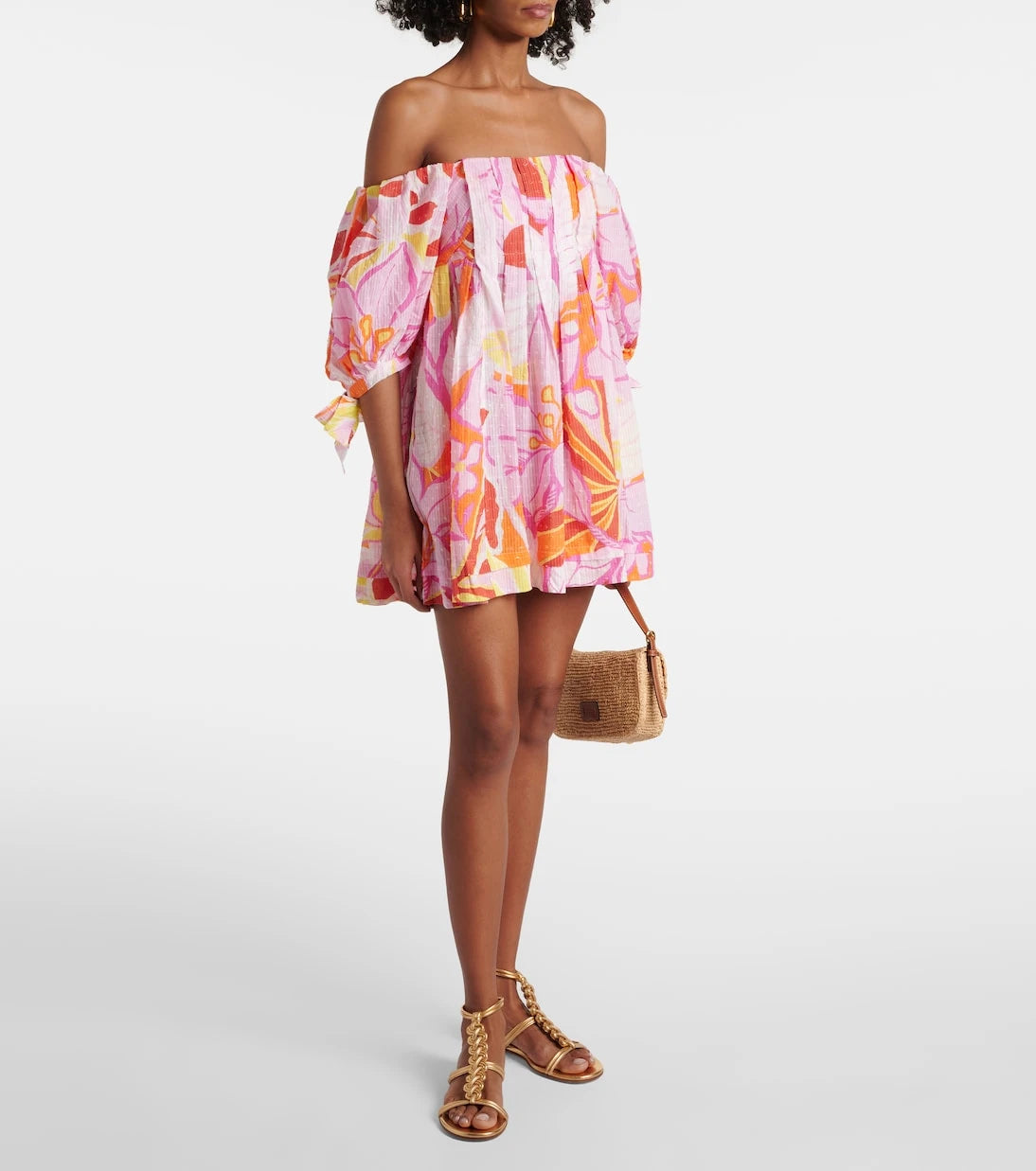 Poupette St Barth - Catalina printed cotton minidress