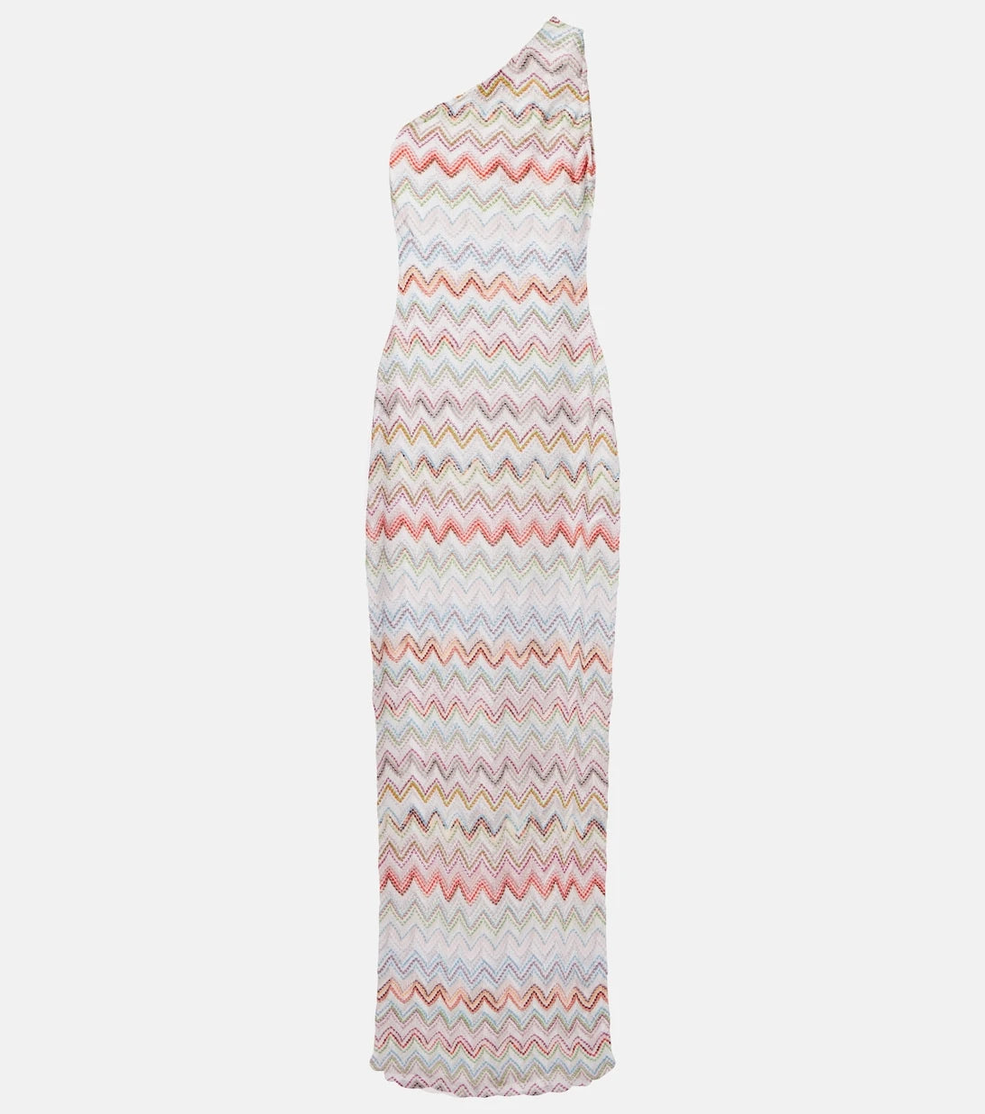 Missoni - فستان كروشيه ماكسي بنقشة الزيكزاك