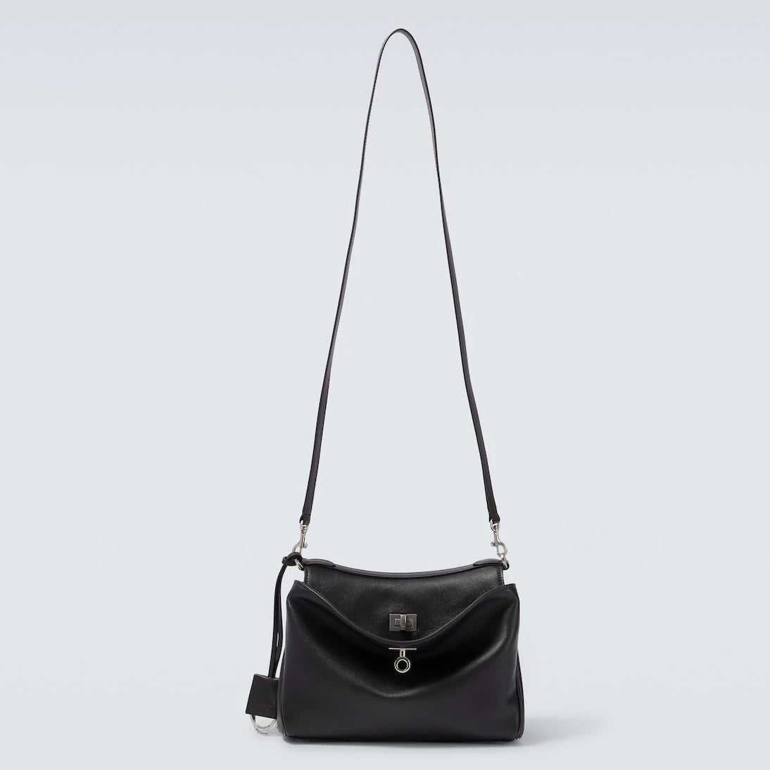 Balenciaga - حقيبة ماسنجر Rodeo Small من الجلد