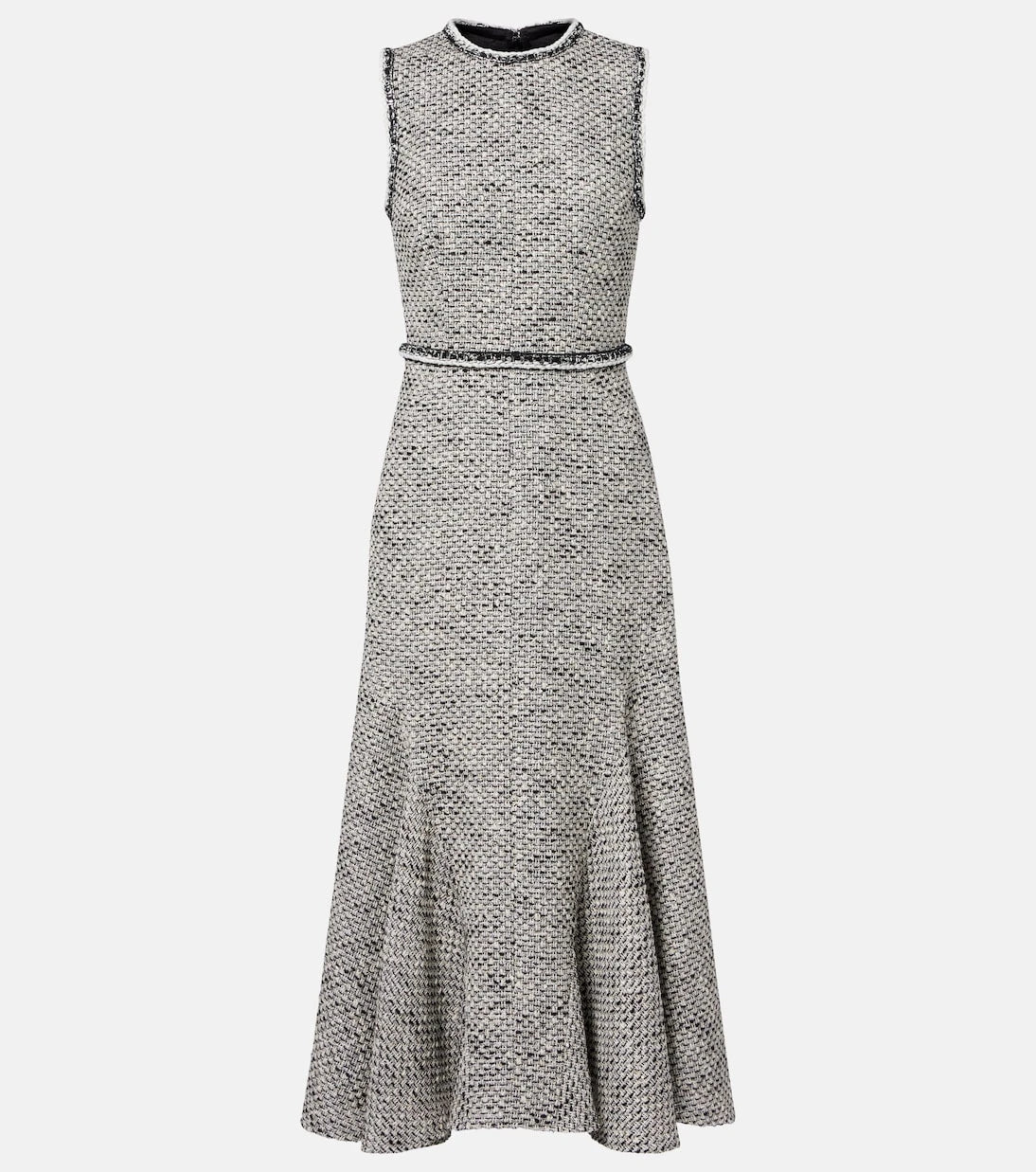 Safiyaa - Andrea tweed midi dress