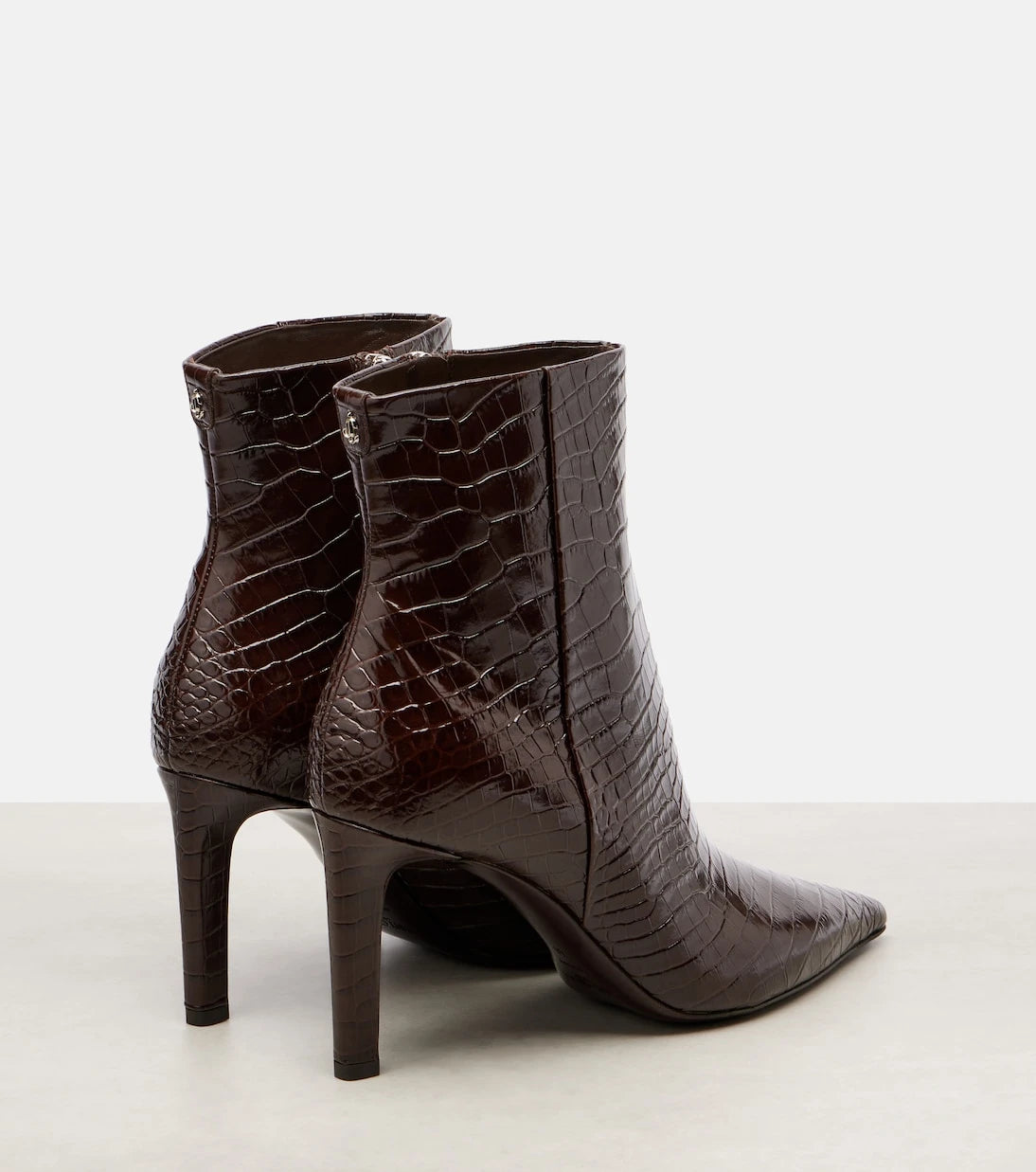 Jimmy Choo - جزمة الكاحل Frankie 85 الجلدية