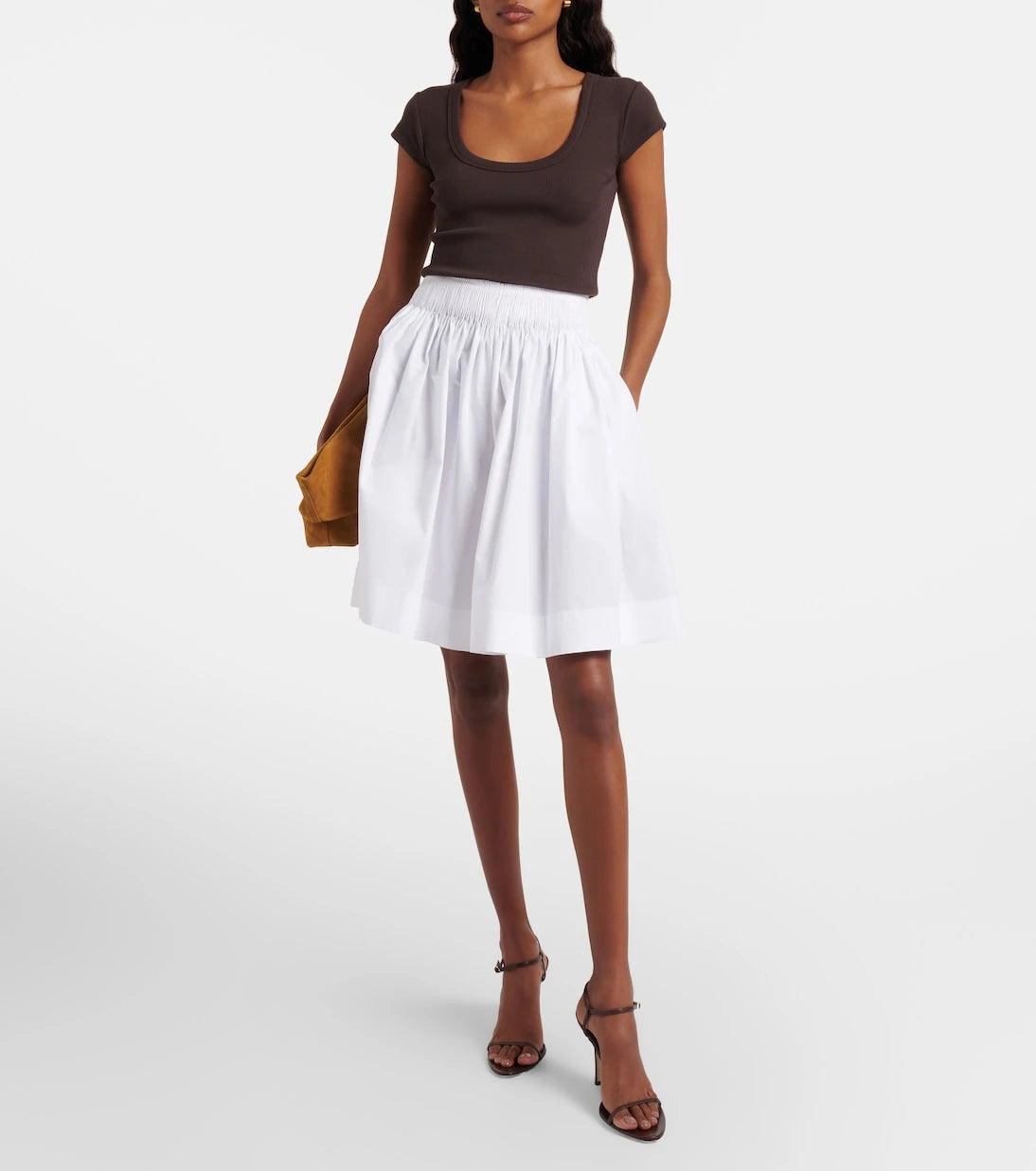 Joseph - Aissa cotton poplin Bermuda shorts