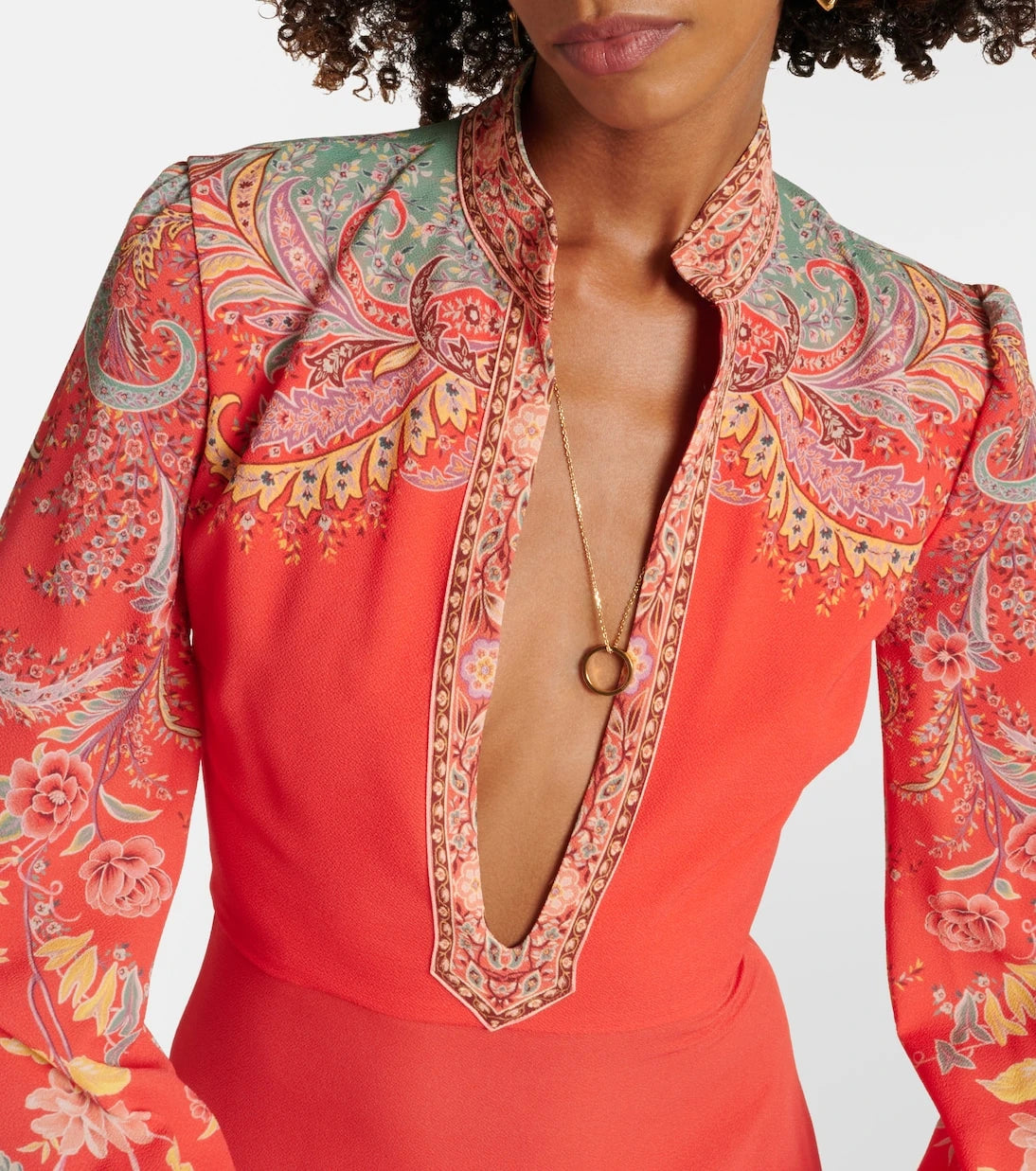 Etro - Printed midi dress