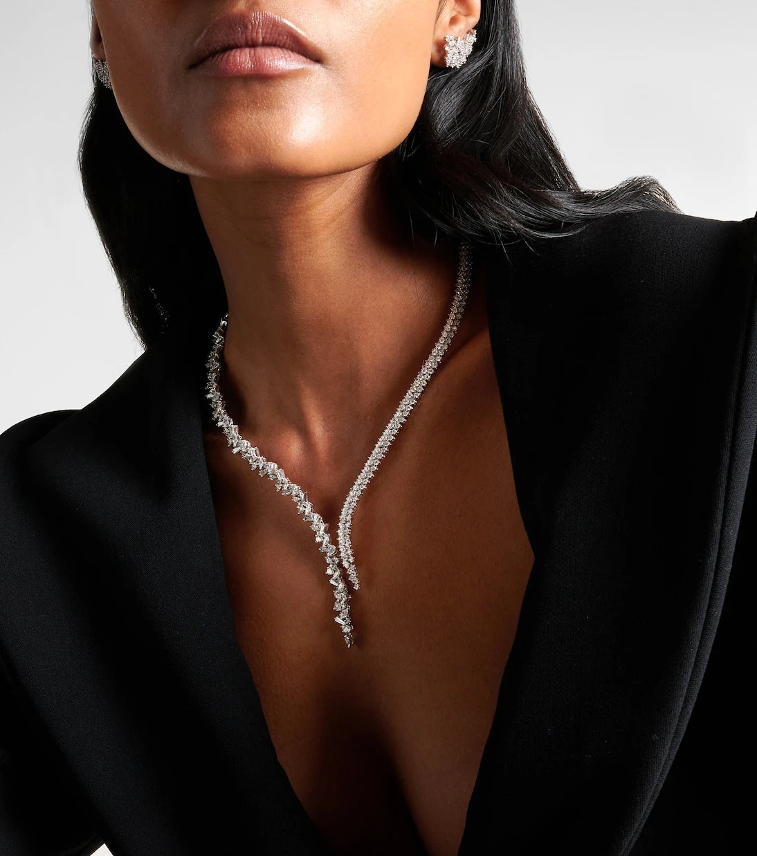 Yeprem - 18kt white gold necklace with diamonds