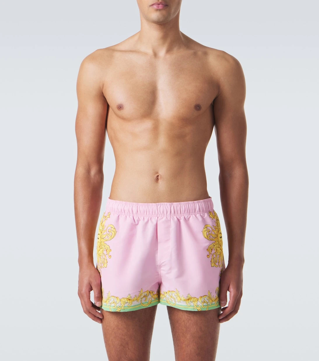 Versace - Printed swim trunks