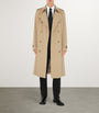 Burberry Yellow Long Kensington Heritage Trench Coat
