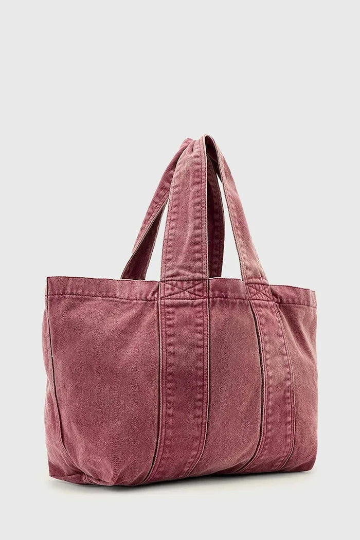 AllSaints чанта tote дамска от памук IZZY