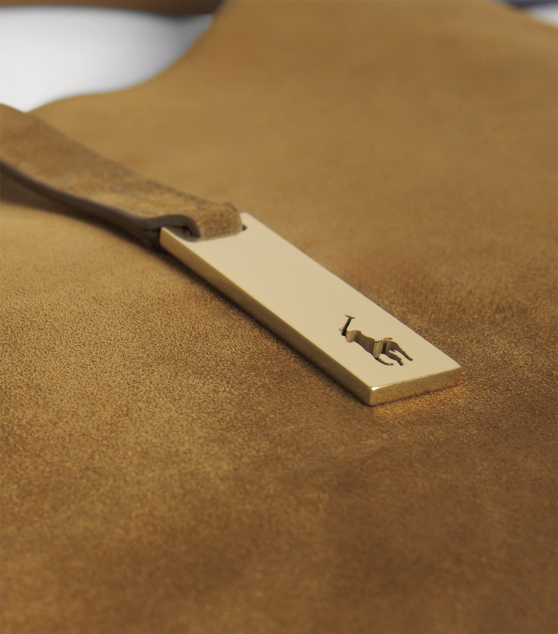 Medium Suede ID Shoulder Bag