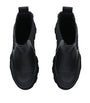 GANNI Black Leather XL Chelsea Boots