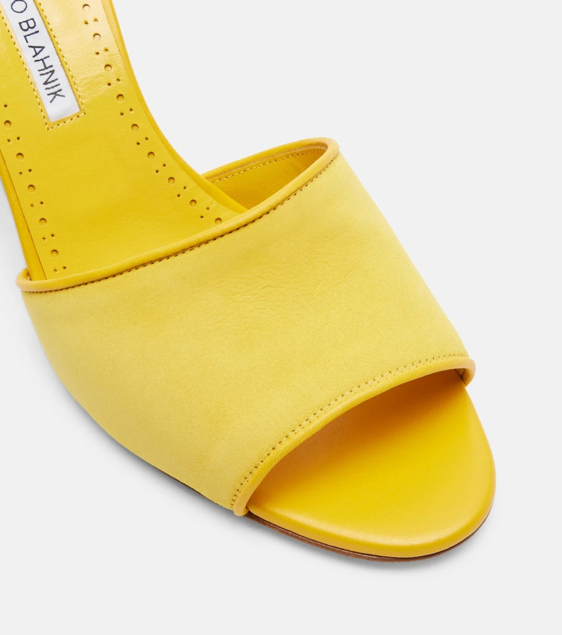 Manolo Blahnik - Larache 90 suede mules