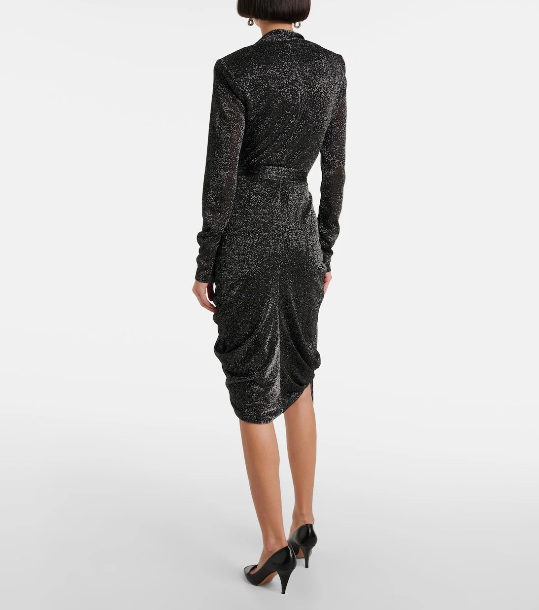 Isabel Marant - Cleora lamé wrap dress