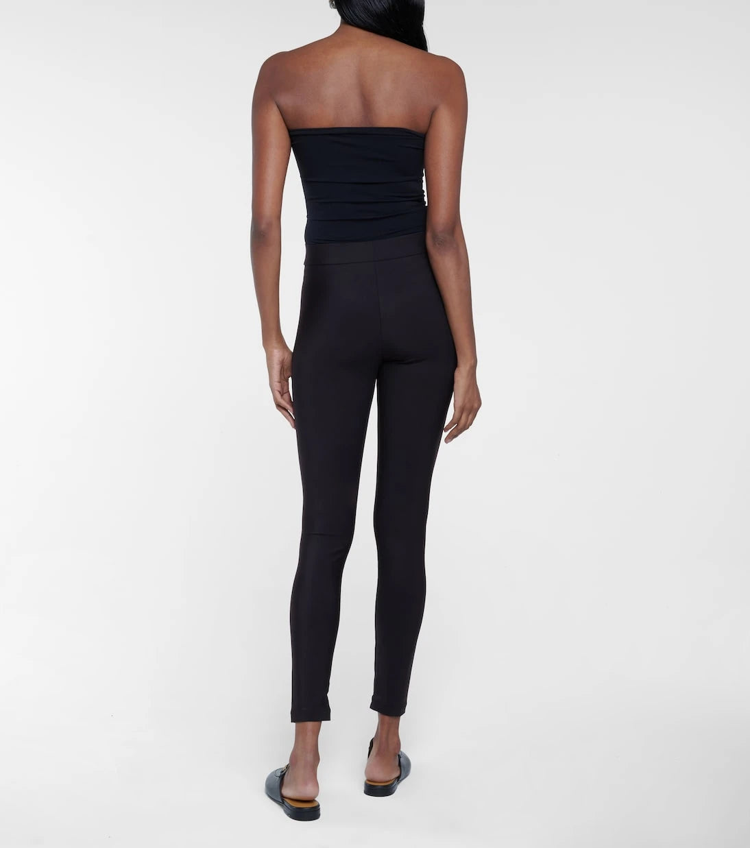Wolford - بنطلون ضيق ليقنز من جيرسيه السكوبا