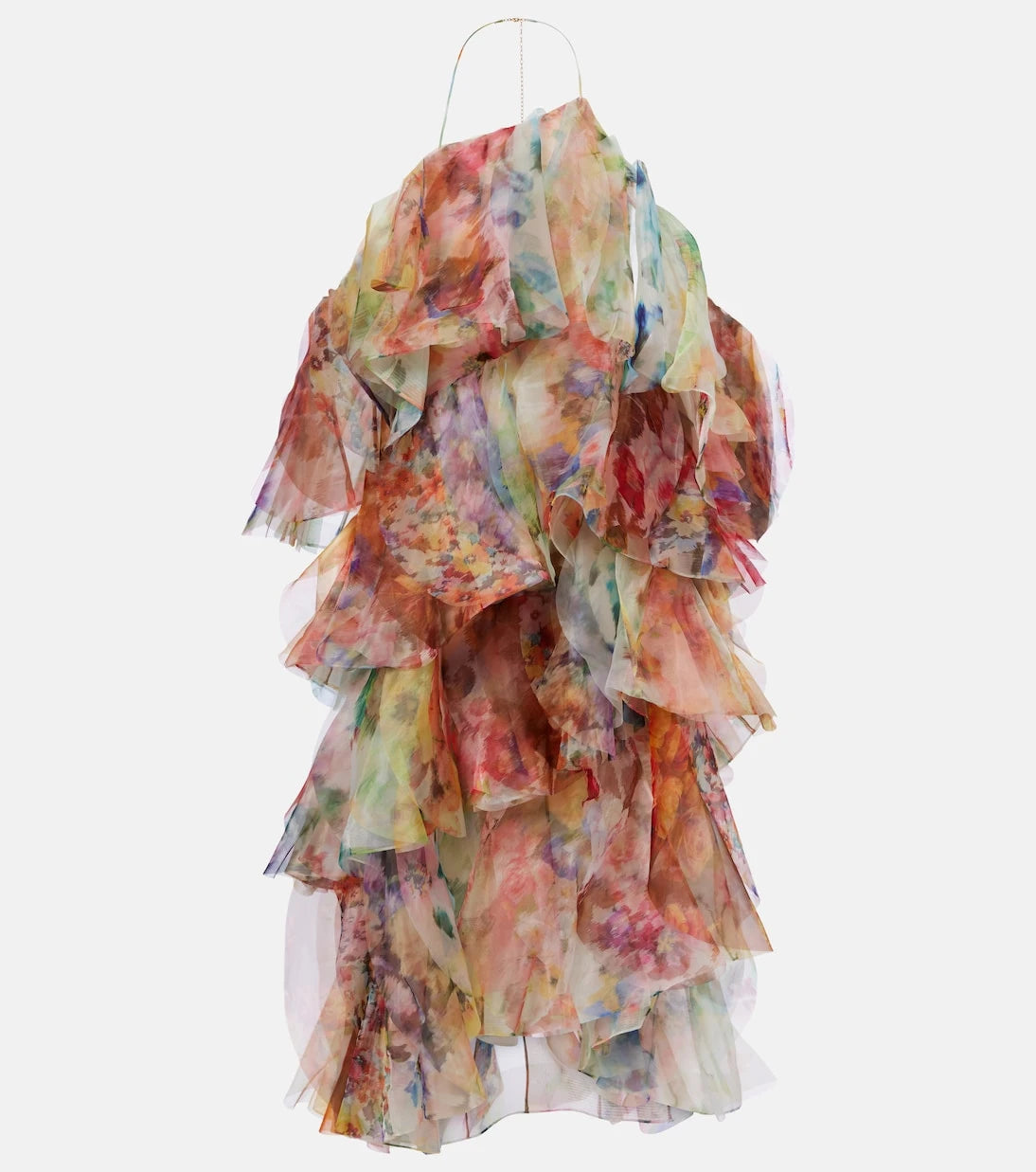 Zimmermann - Luna floral ruffled midi dress