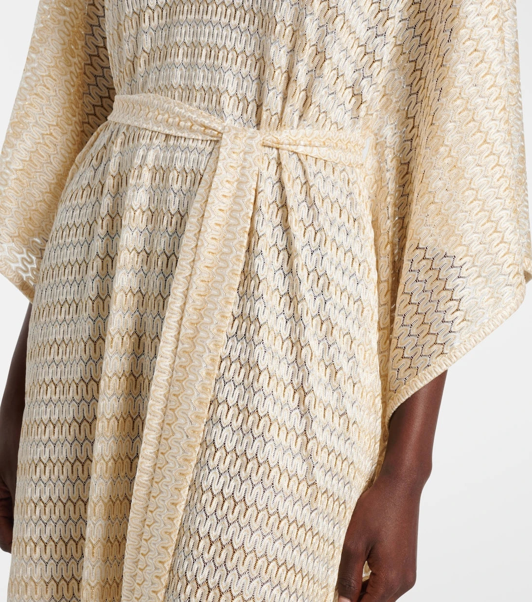 ميليسا أوداباش - قفطان جونييه محبوك لامع