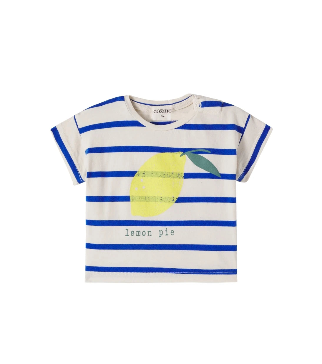 Cozmo - Baby Aran striped cotton jersey T-shirt