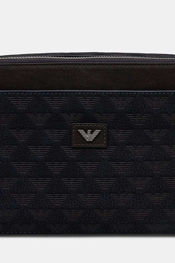 Emporio Armani erkek deri omuz çantası