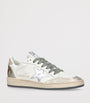 White Leather Ball Star Sneakers