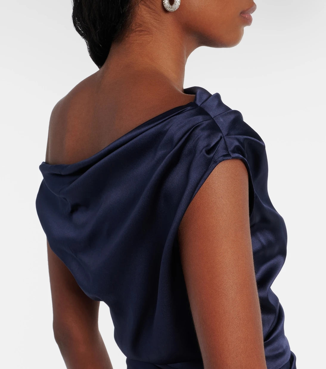 Staud - Elyse pleated silk-blend maxi dress