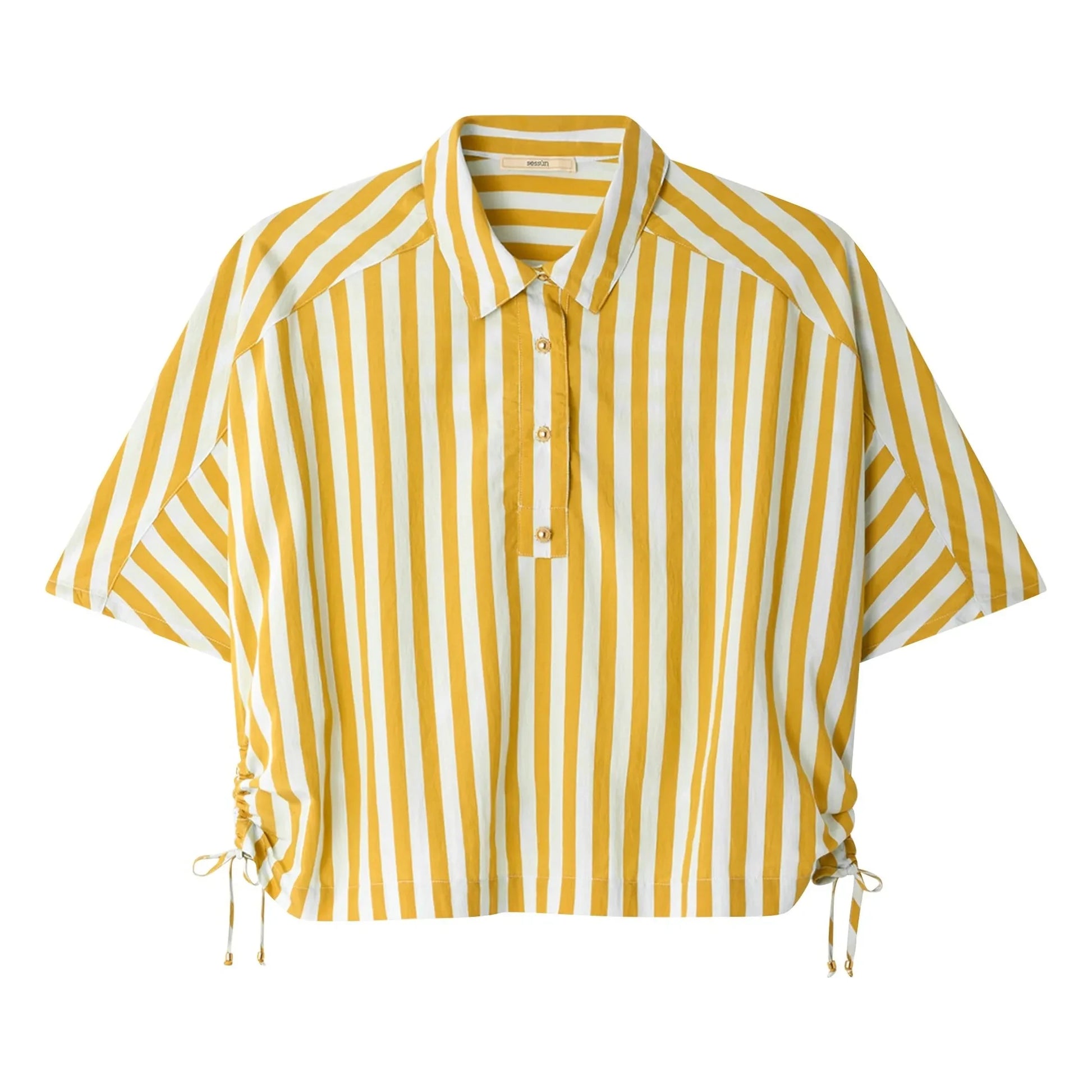 Sessùn - Lido Stripes Shirt | Yellow