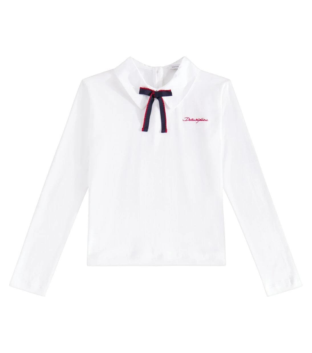 Dolce&Gabbana Kids - Embroidered cotton T-shirt