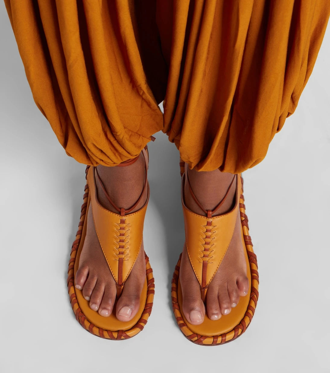 Zimmermann - Leather wedge sandals