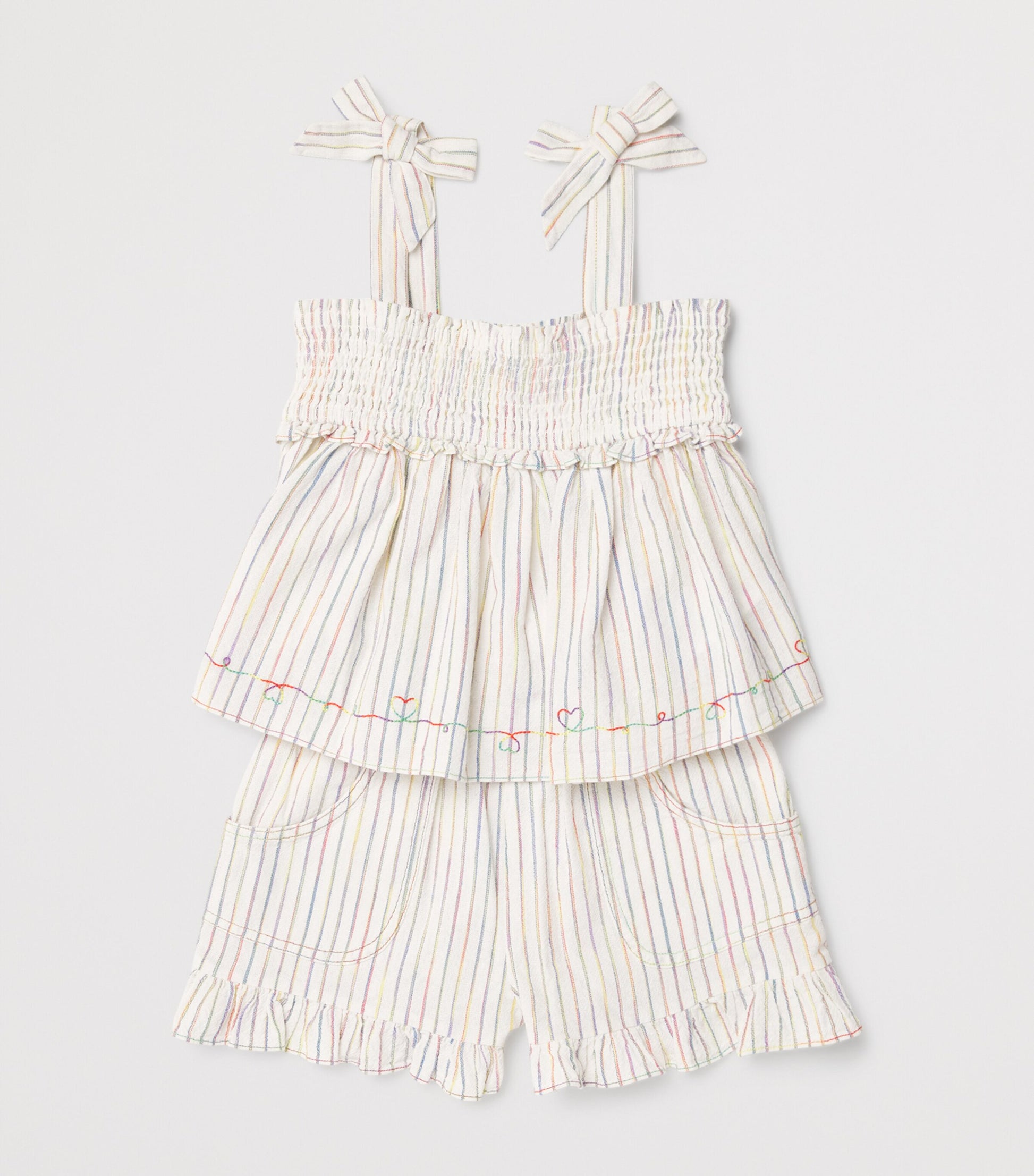 Zimmermann Kids Rhiannon Denim Shorts (2-12 Years)