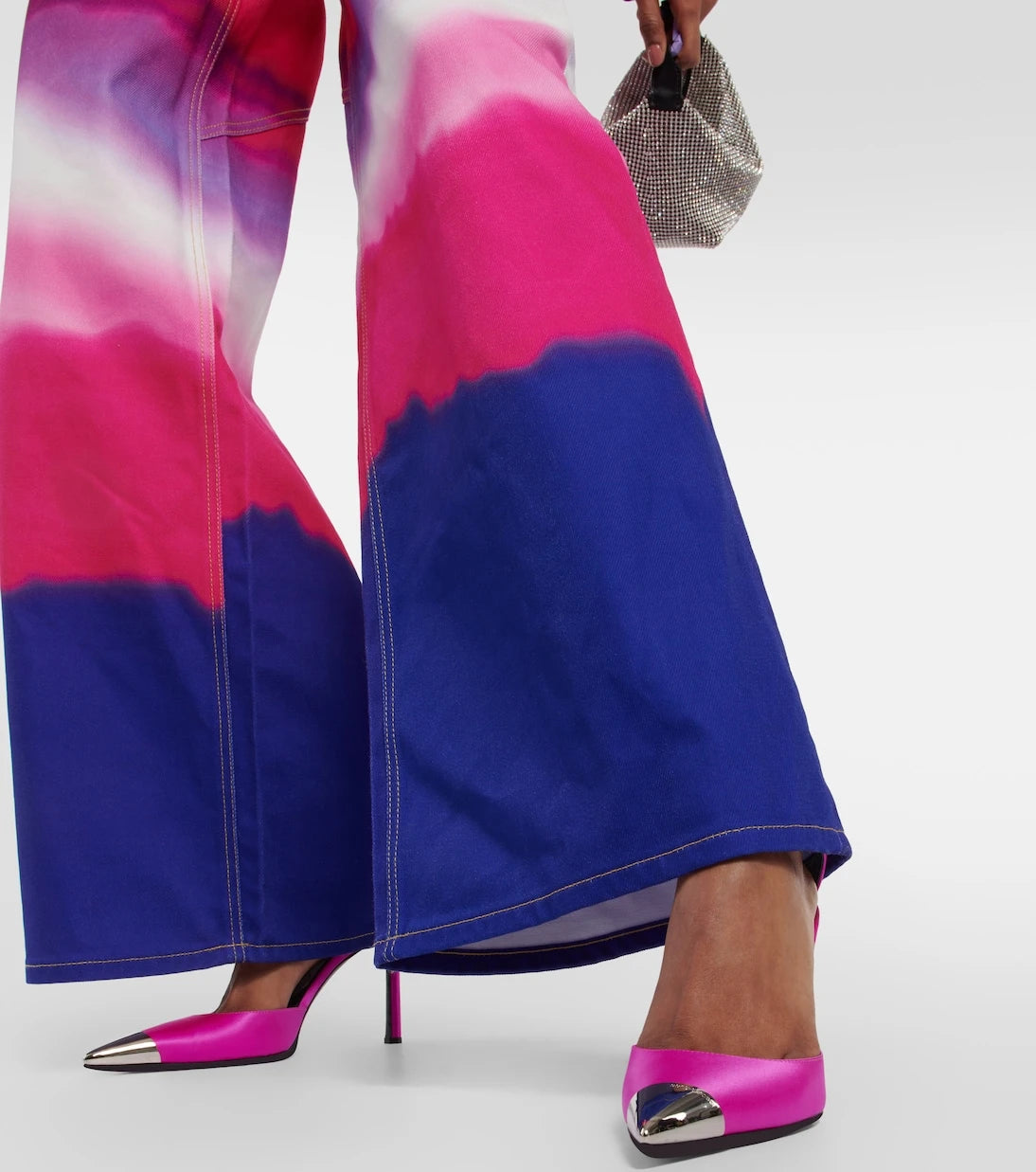 Area - Amazona slingback leather pumps