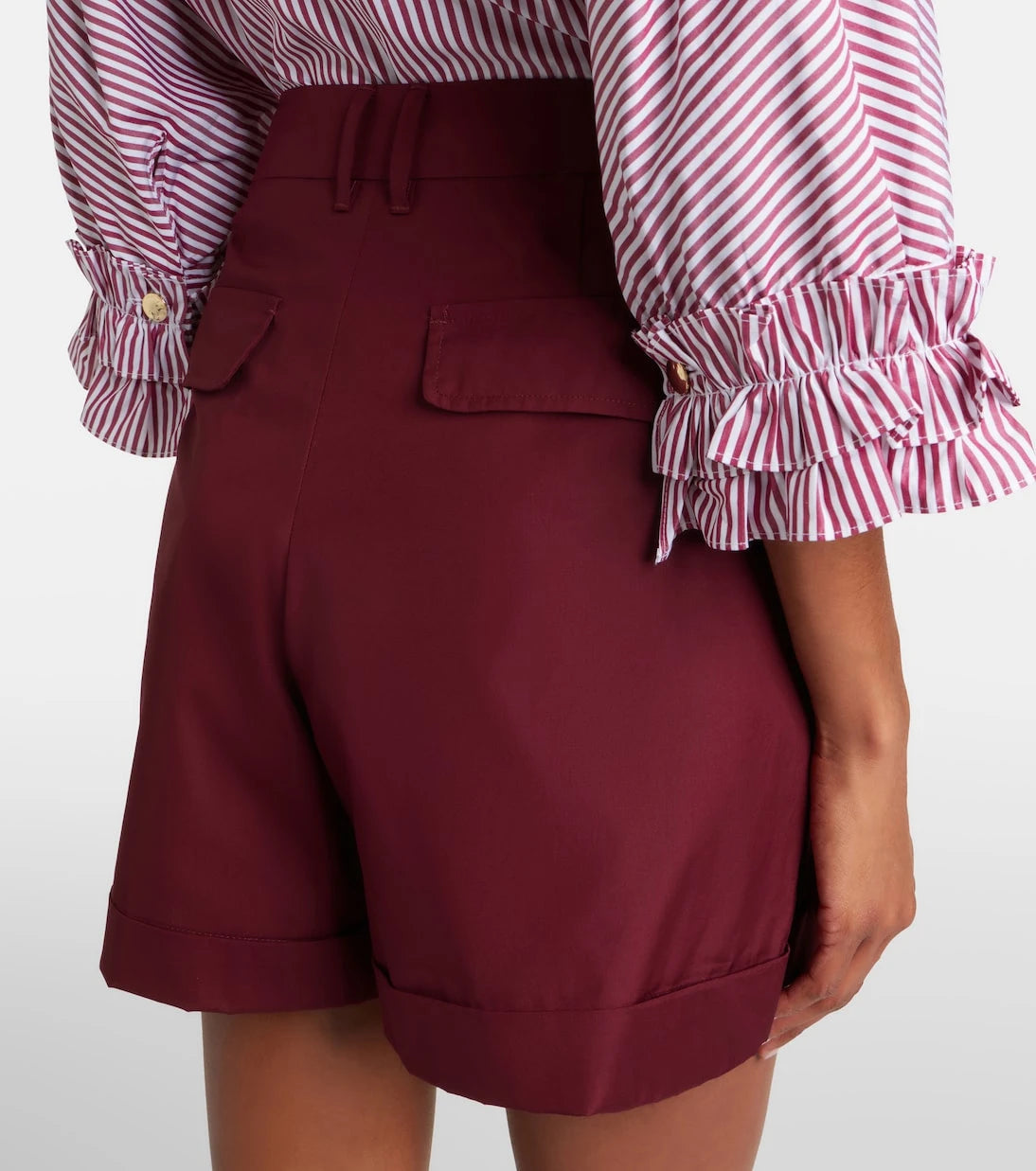 'S Max Mara - Cotton poplin shorts