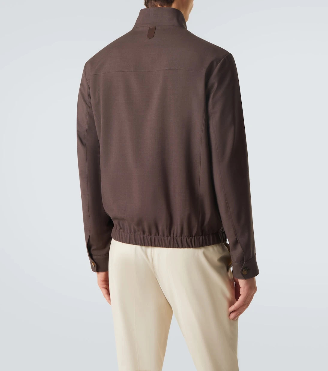 Canali - جاكيت بلوزون من الصوف الخالص