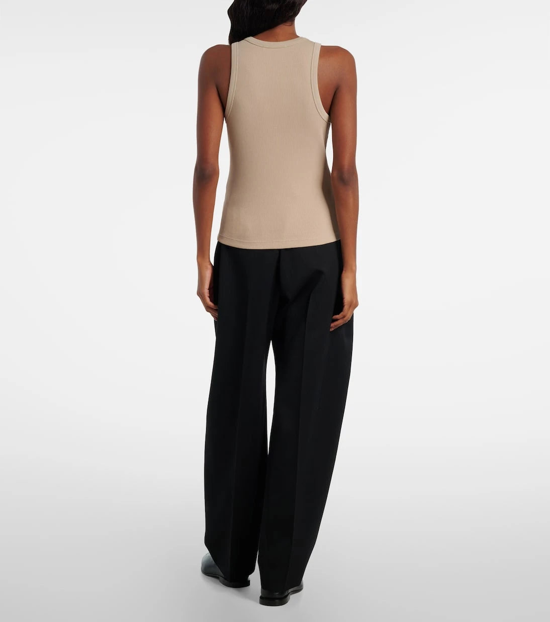 Givenchy - Logo ribbed-knit cotton jersey tank top