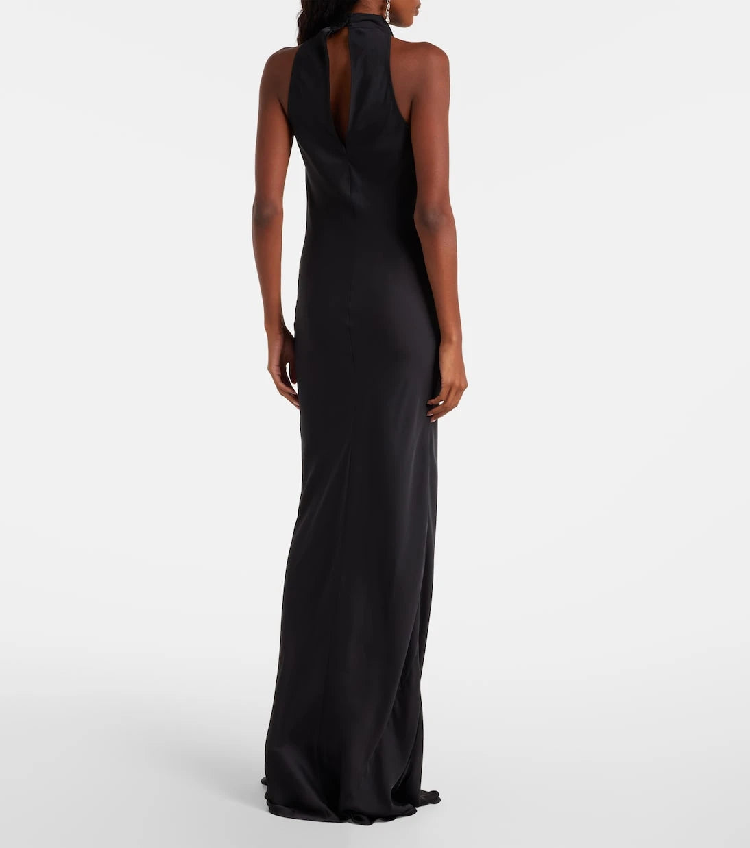 Rotate - Halterneck satin maxi dress