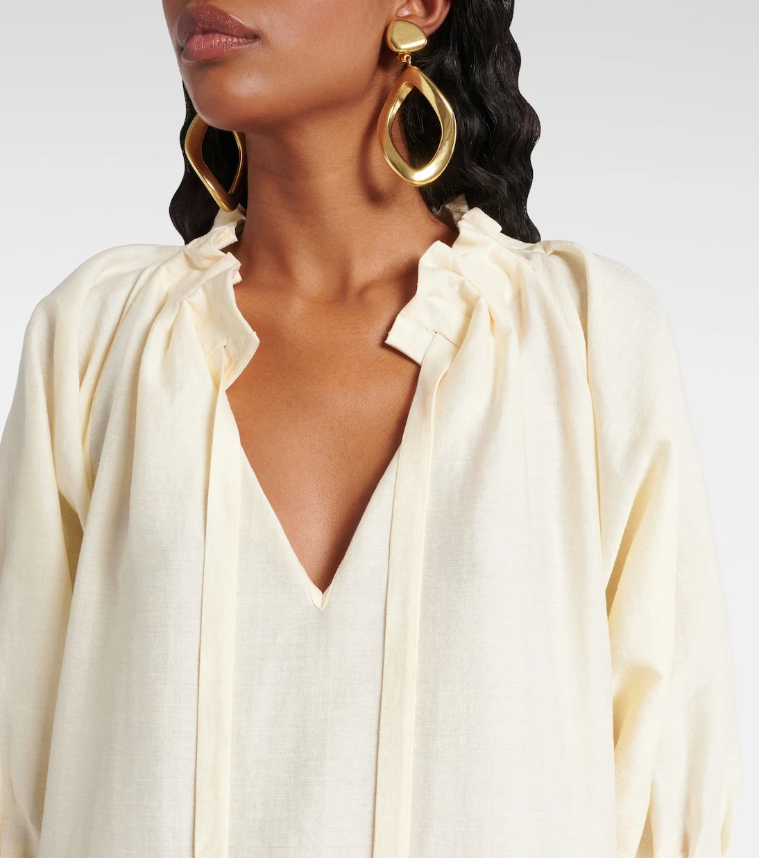 Max Mara - Jene linen and silk-blend maxi dress