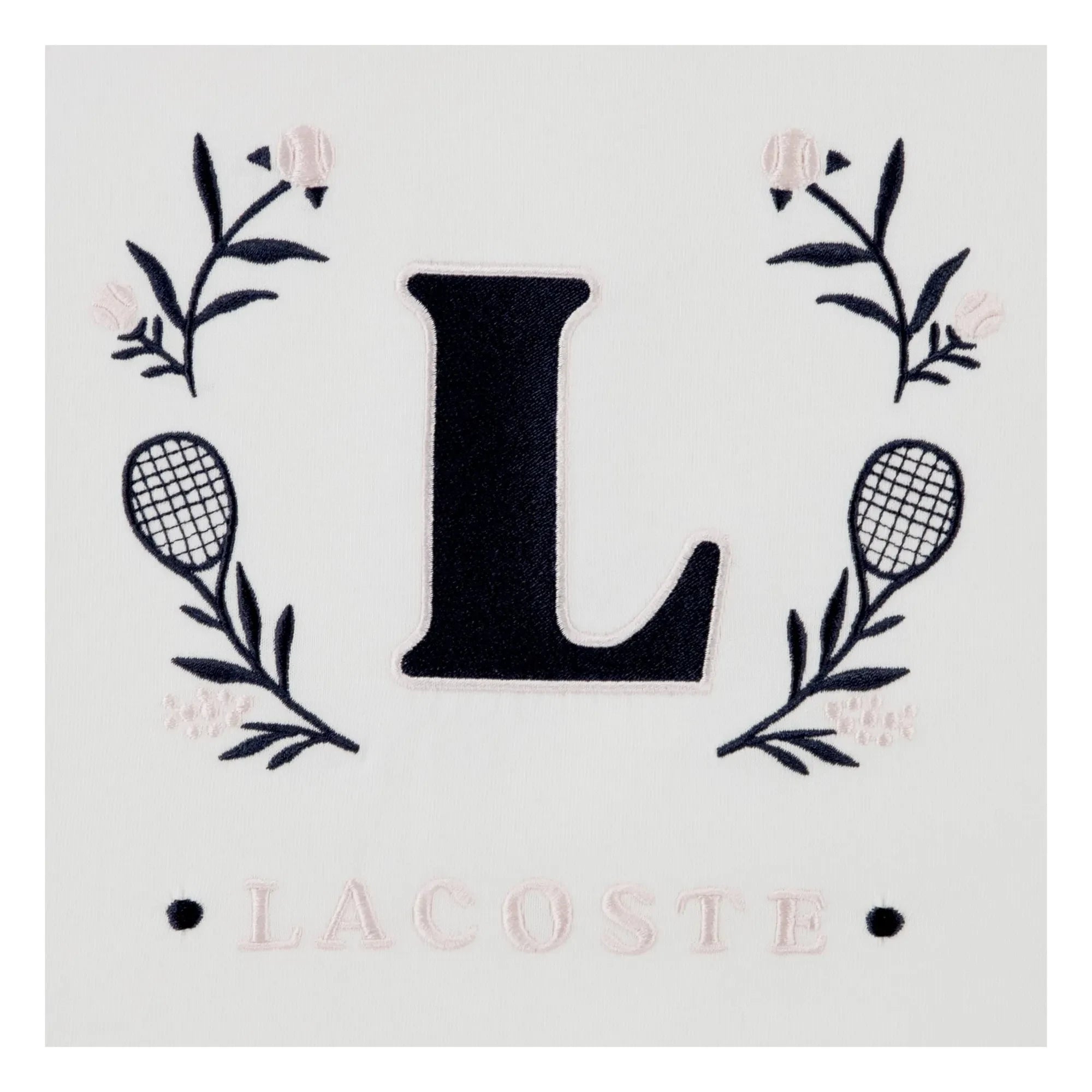 Lacoste - T-shirt L Contrast collar Organic cotton | Off white