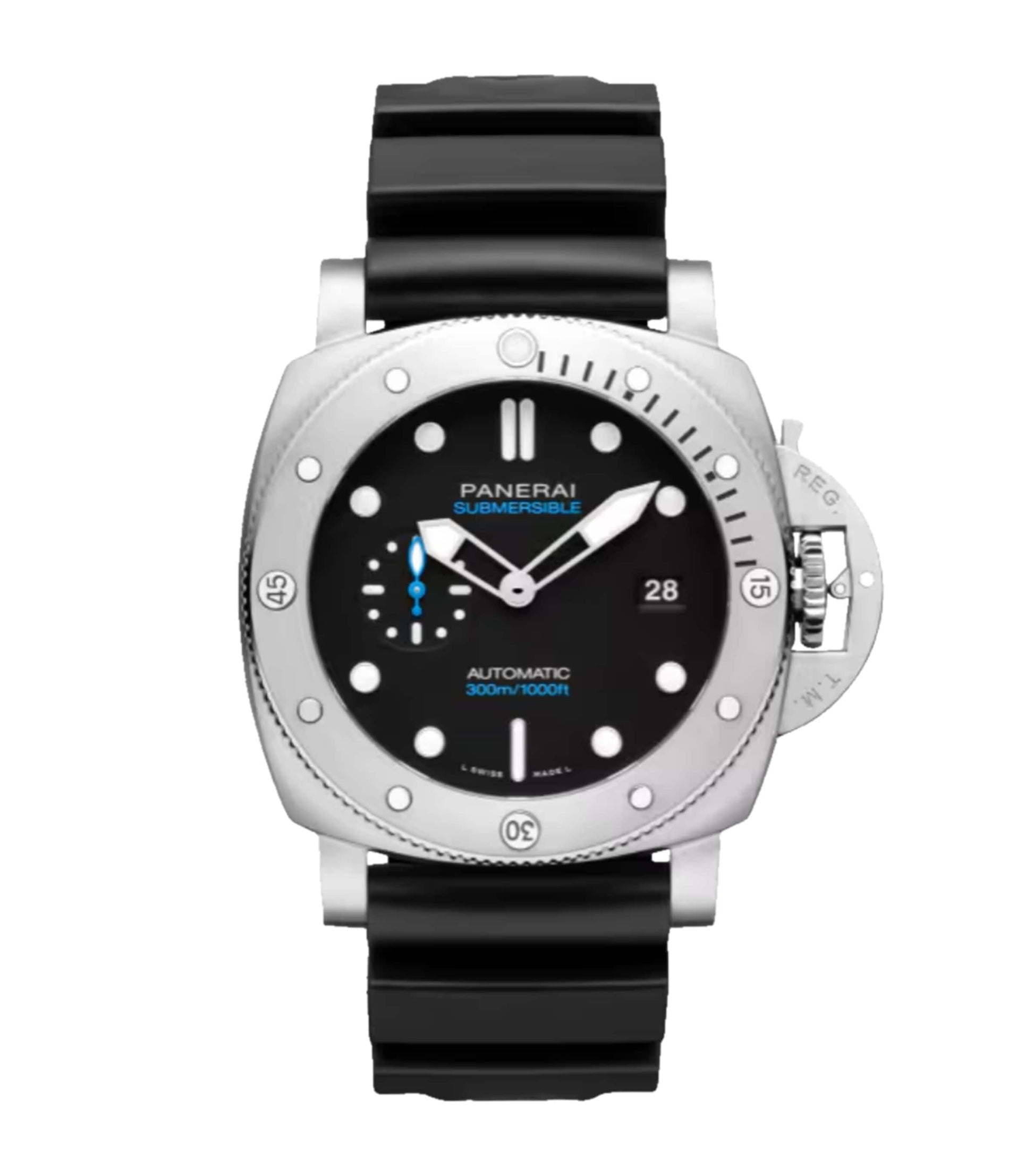 Stainless Steel Submersible QuarantaQuattro Watch 44mm