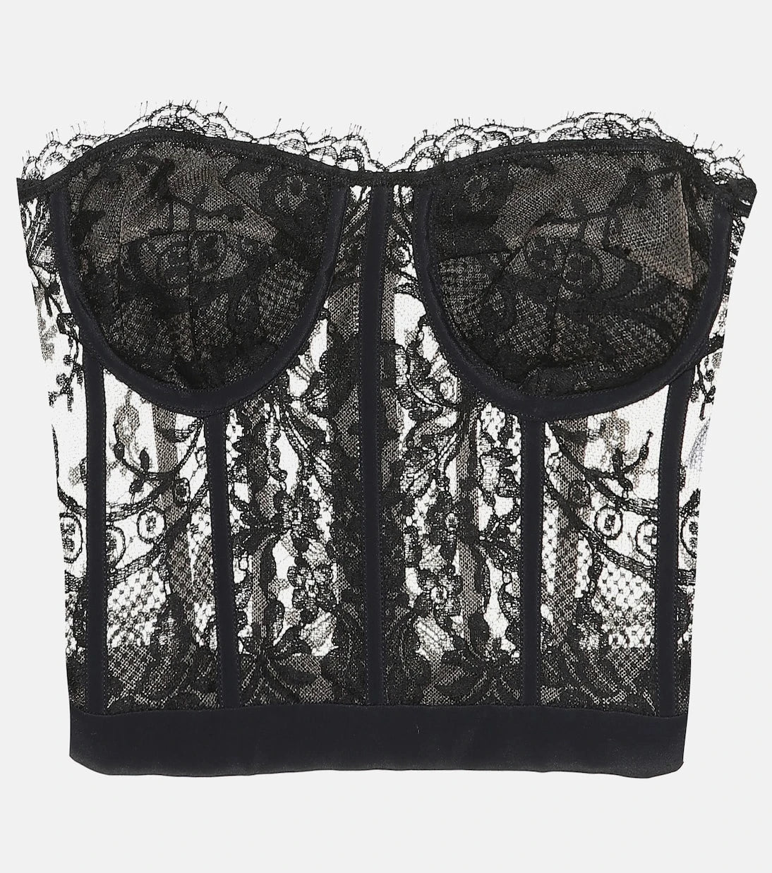 McQueen - Lace bustier